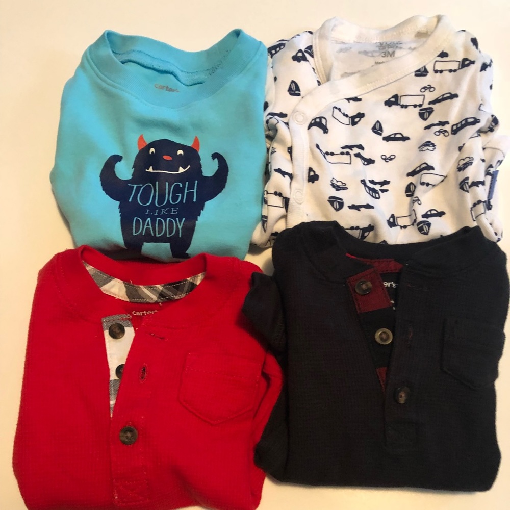 Carters Long Sleeve Onesie Bundle